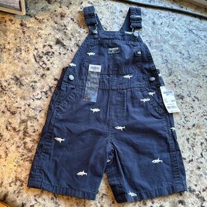 Osh Kosh b’Gosh Shortalls with sharks